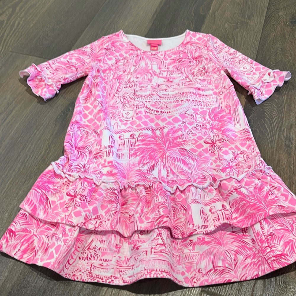 Girls Size 8/10 Large Cotton Lilly Pulitzer dress